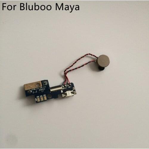 Used USB Plug Charge Board + Vibration Motor For Bluboo Maya Cellphone 5.5 Inch 1280x720 MTK6580A Free Shipping