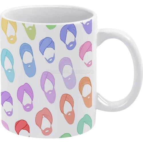 Pagh Life White Mug 11 Oz Funny Ceramic Coffee/Tea/Cocoa Mug Unique Gift Pagh Indian India Punjabi Jatt Pink Blue Purple Colourf