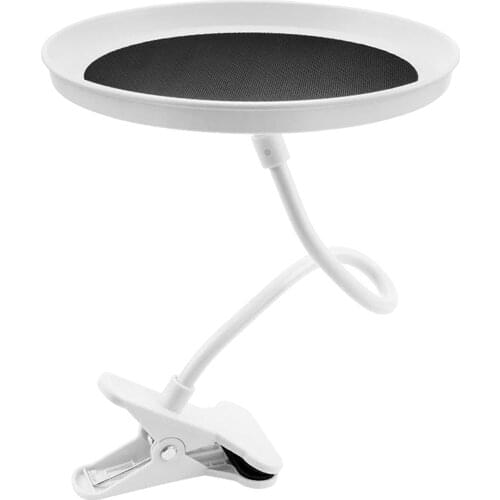 White Car Travel Tray Food Eating Drink Bottle Table Stand Mount Holder
