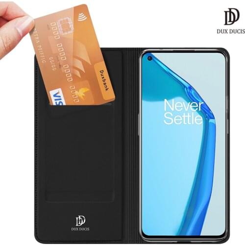Funda For OnePlus 9 Case Skin Pro Series Flip Wallet Leather Case for OnePlus 9 Cover with Card Slot Magnetic Closure