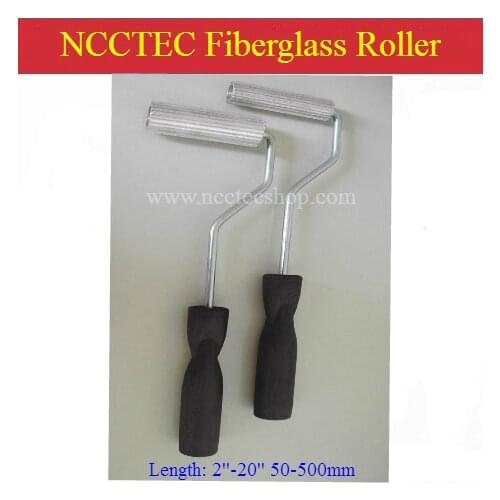 Length 2''-20'' inch 50-500mm Fiberglass laminating aluminum Paddle Stripes Roller Diameter 19-45mm | resin bubble GRP work