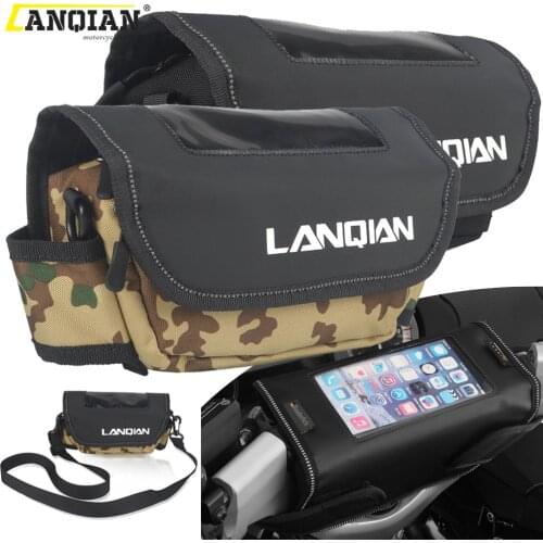 For BMW R 45/1 45/2 50/5 60/5 60/6 60/7 R65 GS LS 65/1 65/2 75/5 75/6 75/7 Motorcycle Handlebar Bag Phone Holder Storage Package