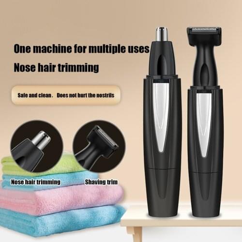 Electric Nose Hair Trimmer Implement Shaver Clipper Ear Neck Eyebrow Trimmer Shaver Man Woman Clean Trimer Razor Remover Kit