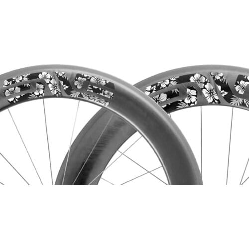 EVNE ses cherry blossom edition sticker limited edition carbon cutter wheel group road bike bicycle sticker custom ironman 7.8