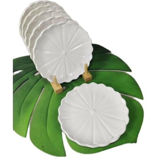 6 Piece Daisy Cake And Dessert Plate Dish Porcelain Dessert Plate Dinnerware Cake Plate Mosaic тарелки platos поднос