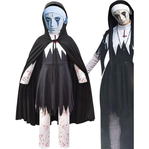 Girls Game Charactor Costume Plague Doctor Nurse Cosplay Costumes Dress Pants Cloak Mask Set Halloween Carnival Party Clothing