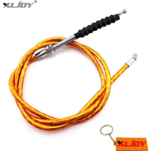 XLJOY Gold Clutch Cable For Chinese Pit Dirt Bike KLX Lifan YX SSR Thumpstar SDG DHZ YCF Coolster Baja CRF50 CRF70