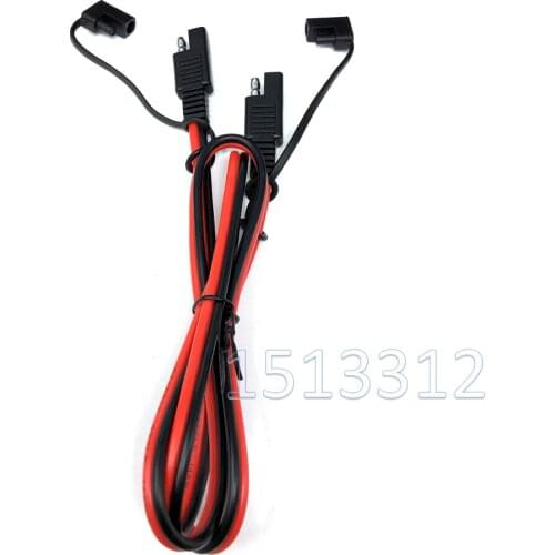 14 AWG 100CM Quick Disconnect Extension Cable Sae Power Connector SAE to SAE Heavy Duty Extension Cable With Dust Cap