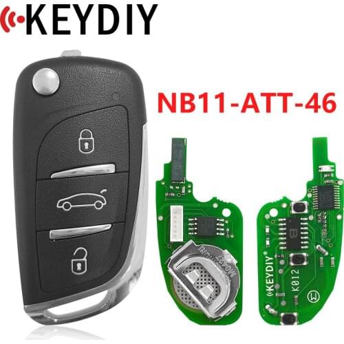 KEYDIY KD Remote NB11 3 Button Alarm Key Remote Key NB11-ATT-46 Model For URG200/KD900/KD200 Machine