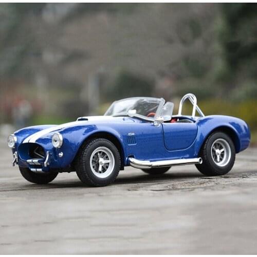 1:24 1965 Shelby Cobra 427 Classic Car Static Die Cast Vehicles Collectible Model Car Toys