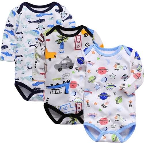 Cartoon Baby Clothes Long Sleeve Bodysuit Spring & Autumn Baby Girl Clothes Cotton Newborn Clothing Boys Romper 3-24 Monthes