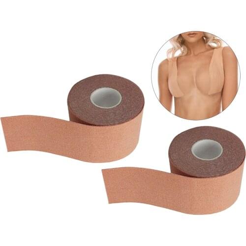 2x Waterproof Tape DIY Breast Lift Tape Adhesive Bra For Large Breast