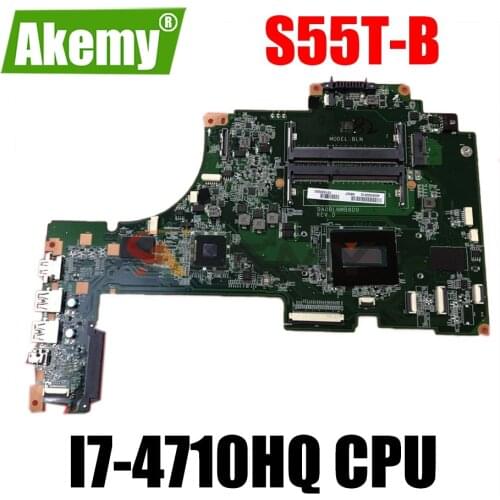 A000301440 For Toshiba Satellite S55T-B S55T-B5273NR Laptop Motherboard DA0BLNMB8D0 Mainboard W/ I7-4710HQ 100% fully tested