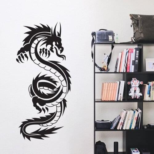 Mythological animal Wall Decals Dragon Wall Sticker Dragon pattern Vinyl Wall Decor for Home Room Decoration Accessories X785