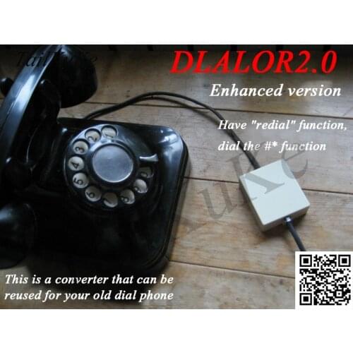 Pulse to Tone Multi Frequency DTMF Converter Enhanced Version of Old Dial Telephone / Pulse to Double Tone Module International