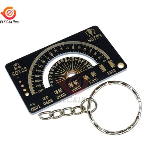 4CM 15CM 20CM 25CM Multifunctional PCB Ruler For Geeks Makers Electronic Engineers Chip IC SMD Diode Transistor Reference Ruler