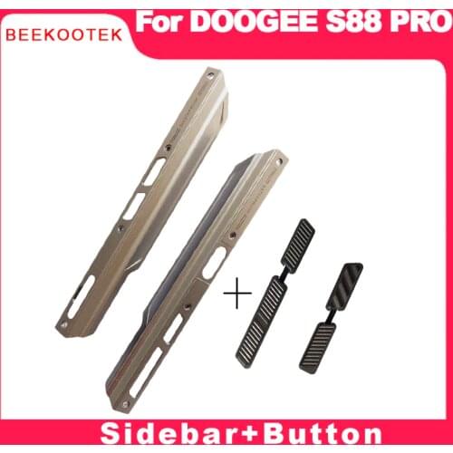 New Housing A Frontal shell Middle Side Metal Frame Housings Case Middle+Power Volume SOS Button Repair Parts For Doogee S88 Pro