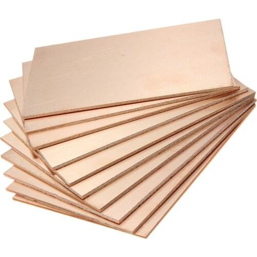 5pcs PCB Board Single Side Copper Clad Plate 10*15cm Glass Fiber Laminate Circuit Board DIY Electronic Universal prototype Board