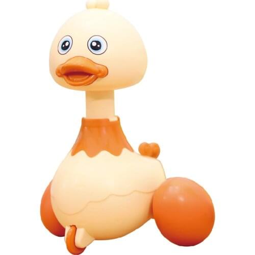 Cute Toy Car Cartoon Shape Swinging Pull Back Duck Sliding Cars Kid Educational Toy Rotatable Swing Duck Car For Children Gifts