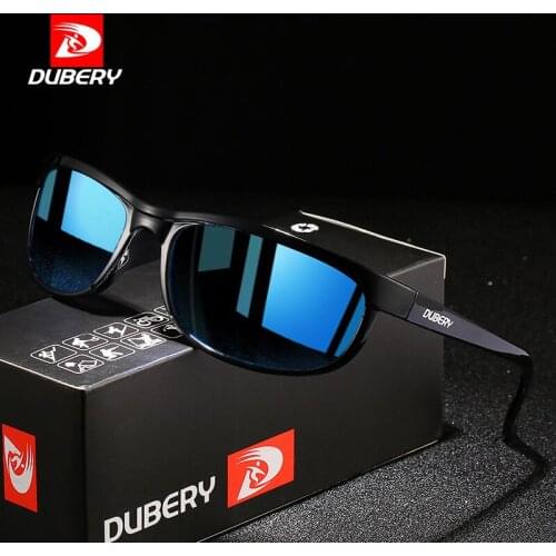 DUBERY New Luxury Polarized Sunglasses Mens Driving Shades Male Sun Glasses Vintage Driving Travel Fishing Classic Sun Glasses