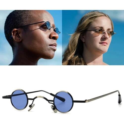 JackJad 2020 Classic Vintage Gothic Vampire Style Sunglasses 28mm Small SteamPunk Brand Design Sun Glasses Oculos De Sol 2034