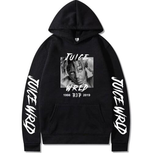 Rapper Juice Wrld Men Women Hoodies Hip Hop Sweatshirts Streetwear mens Hoodie Popular Hooded Pullovers Rip Juice Wrld Hoody