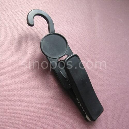 Boots display hanging clip 155mm, heavy-duty plastic merchandise clip, labelling hook clip, footwear fabric leather boot hanger