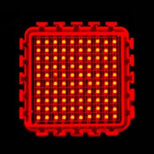 1pcs 100W 22V 3000mA Bright Red 620nm Square Base SMD LED Grow Plant Light Parts