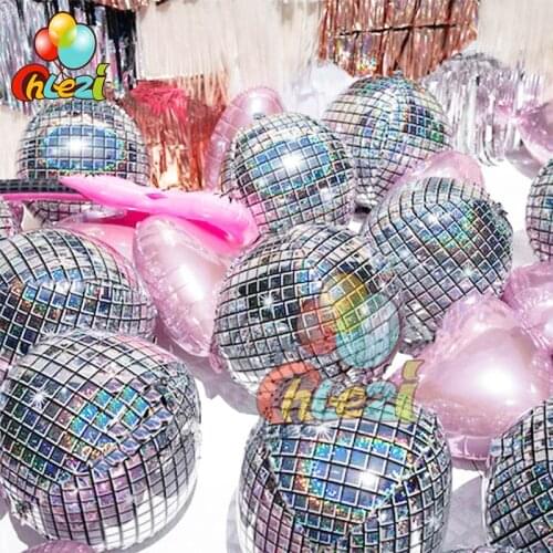 10 pcs 4D disco balloon Adult dance birthday party wedding decoration balloons disco Party Supplies Air Balloon New arrival