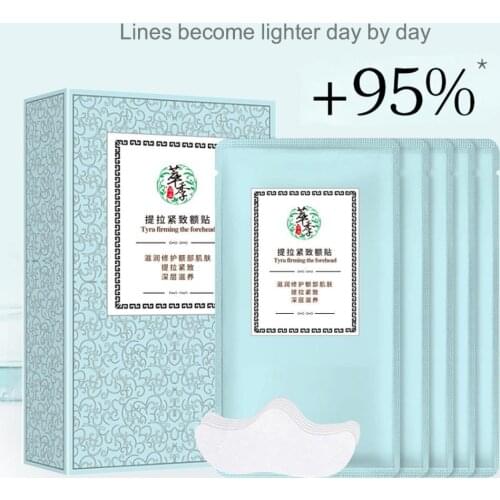 10 Pieces Of Cold Compress Forehead Wrinkle Stick Anti-wrinkle Mask Forehead Pattern Word Stick Sichuan Sticking S1T4