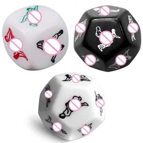 12 Sides Sex Dice Interesting Toys Adult Games Cubes Ual Erotic Bondage Accessories Posture Prostate Toy For Couple