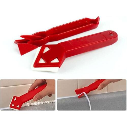 2 Pieces Professional Caulk Away Remover and Finisher Tile Caulk Cleaner Remover Glue Scraper Tool Builder Tools