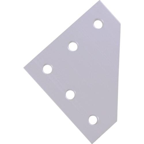 3D Printer 90 Degree 90 x 90 x 4MM L type with 5 Hole Joining Plates for CNC 3030 V-slot Aluminum profiles