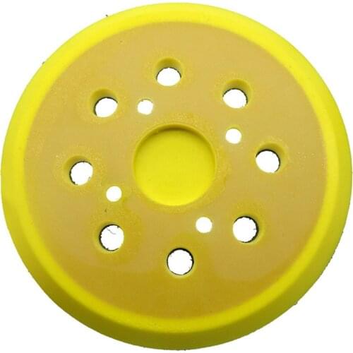 5in 125mm 8-Hole Back-up Sanding Pad Hook and Loop Sander Backing Pad for Electric Grinder Power Tools Accessories