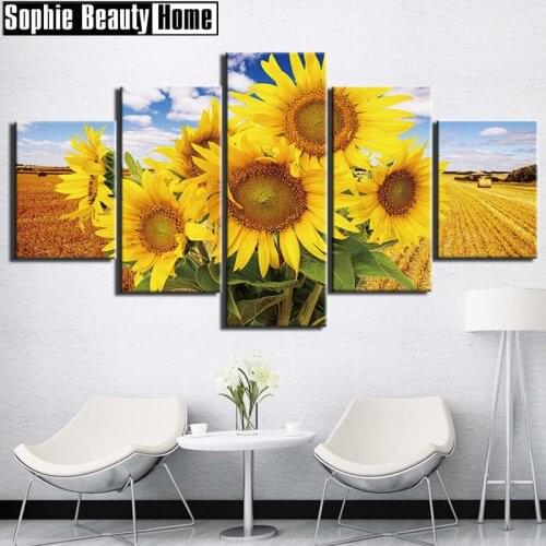 DIY Multi Diamond Painting Cross Stitch Sunflowers Diamond Mosaic Needlework Crafts Full Diamond Embroidery Home Decor 197033