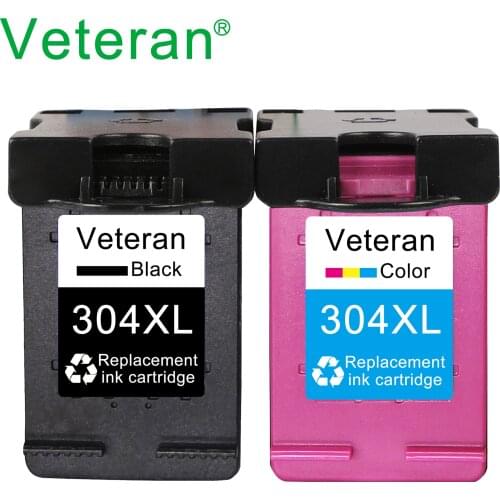Veteran 304XL Ink Cartridge for hp304 hp 304 xl new chip for hp deskjet envy 5032 5030 3700 3720 2620 2632 2630 5010 5020 5034