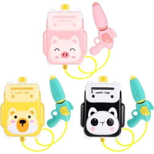Kids Cute 3 Types Water Gun Backpack Water Guns Sprayer For Children Kids Boy Girl Pressure Backpack Water Spray Summer Toys
