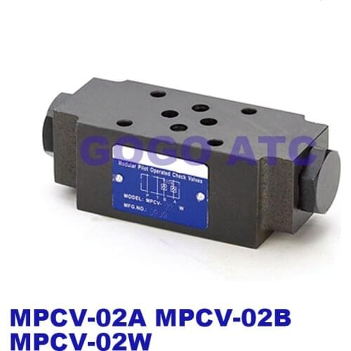 GOGOATC Superimposed hydraulic control check valve MPCV-02/-03/04/06 Hydraulic fitting pump Hydraulic solenoid valve