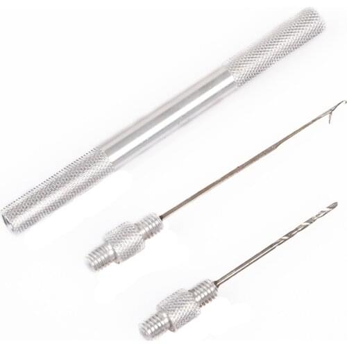Carp Fishing Rigging Bait Needle Kit Tool Set Bait Drill Stringer Needle Aluminum Alloy Tackle