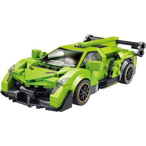 City Racing Car Speed Champions Veneno Model Building Blocks DIY Vehicle Figures Bricks Kids Toy Classic Rally Super Racers Gift
