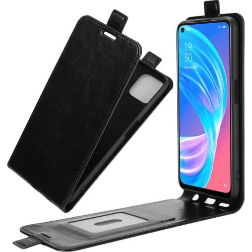 For OPPO A73 5G Case Flip Leather Cases For OPPO A72 5G High Quality Vertical Wallet Leather Case For OPPO A73 5G