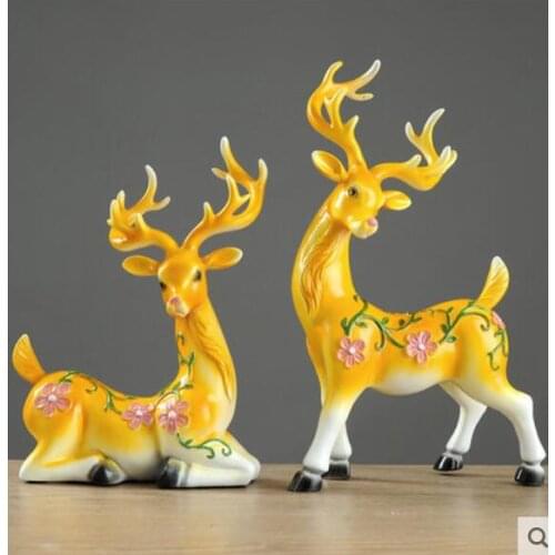 Creative lovers deer living room TV cabinet porch wine cabinet decoration furnishing pieces of home decoration display props