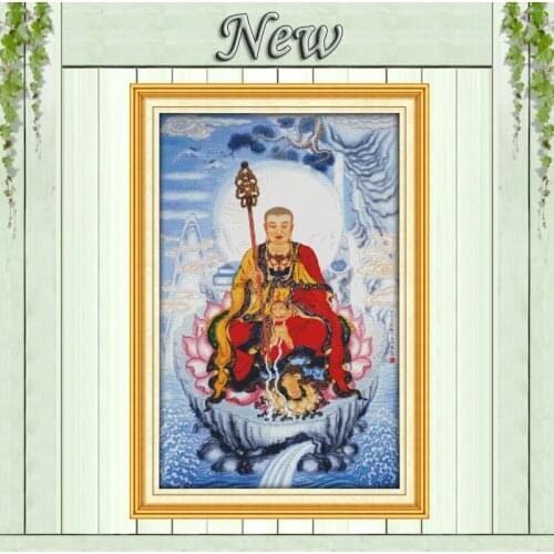 Ksitigarbha Buddhism home Decor diy paintings counted print on canvas DMC 11CT 14CT kits Cross Stitch embroidery needlework Sets