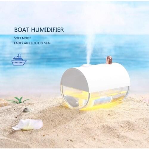 ELOOLE USB Mini Humidifier Creative Submarine Humidifier Home Appliance LED Night Lamp Aroma Essential Oil Diffuser Aromaterapia