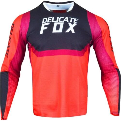 Motocross Racing Delicate Fox 360 Voke Jersey T Shirt Motorcycle Motorbike Downhill Bike Cycling Long Sleeve Mens