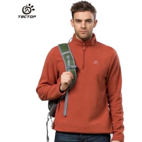 TECTOP Men Women Winter Fleece Jacket Outdoor Sports Coats Hiking Camping Skiing Trekking Windproof Thermal Jackets