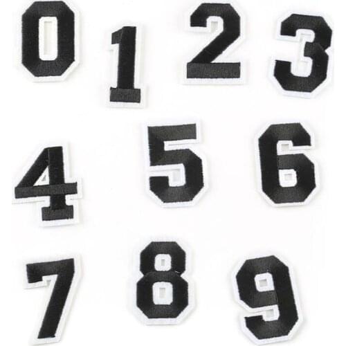 Spot Digital Embroidery Ironing Sticker Digital Map Diy Stripe Pattern Theme Applique Patch Clothing Cowboy Hat Backpack Fashion