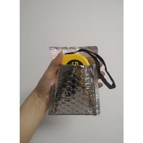 50Pcs/lot Small Silver Foil Bubble Envelope Mailing Bag Metallic Bag Ppadding Bubble Envelope For Packaging