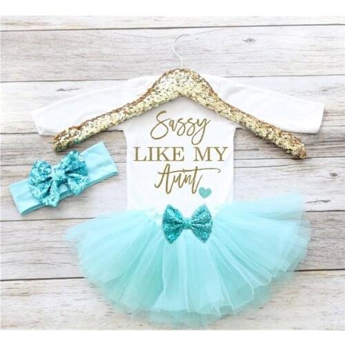 Personalised name Newborn Coming Home shirt tutu Tiara set glitter Baby Shower Gift Princess First Birthday Outfit Sassy Like