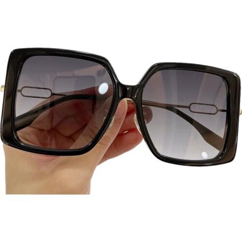 2021 Fashion Oversized Sunglasses Women Vintage Brand Square Sunglasses Female Male Luxury Oculos De Sol Gafas